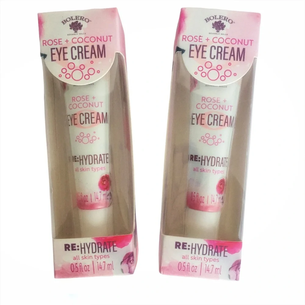 Set of 2 Bolero Rose & Coconut Eye Creams